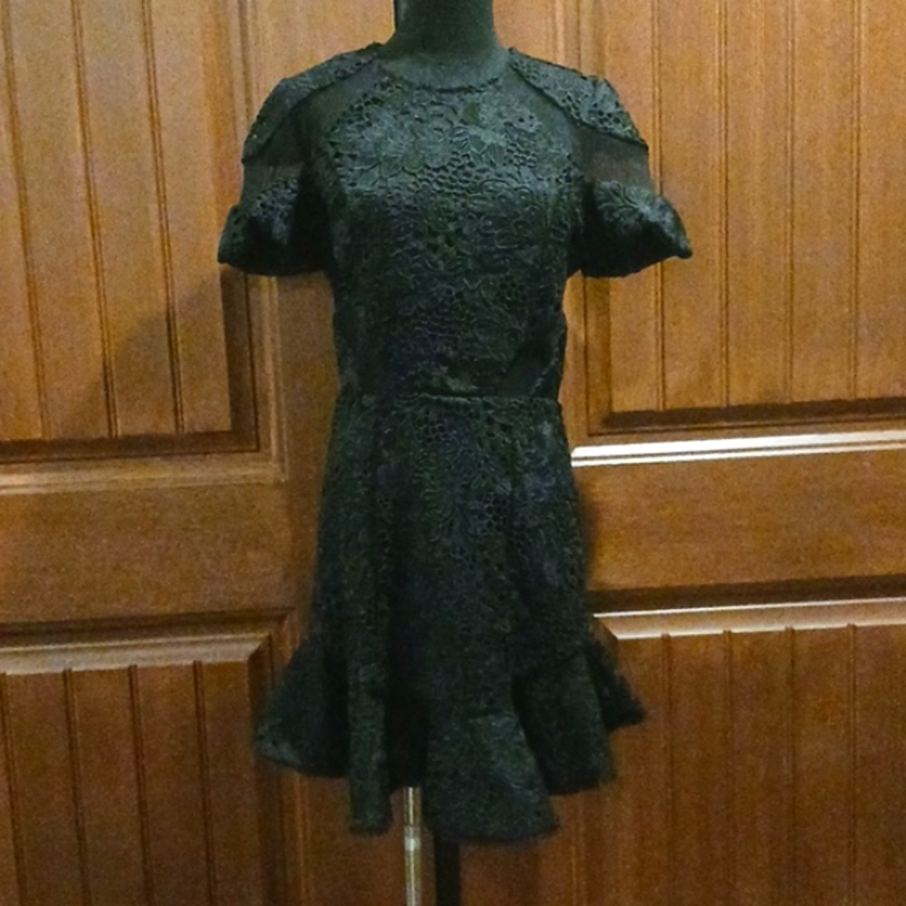 Karina Grimaldi Lila Dress in Black. Size L